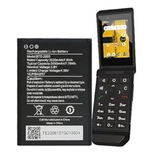 100% Original Brand New CAT S22 Flip Smart phone CAT BTE-2000 2050mAh 3.8V Battery 6 months warranty