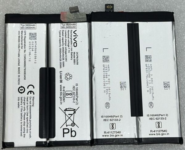 100% Original Brand New Vivo BB01 Battery 3500mAh 6 months warranty
