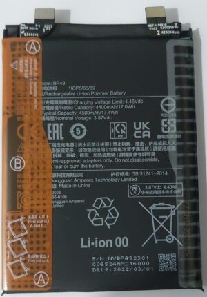 100% Original Brand New Mi BP49 4500mAh Battery For POCO F4 5G & Xiaomi Redmi K40S Mobiles with 6 months warranty