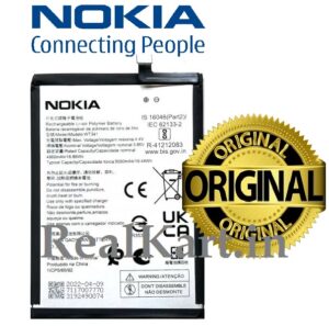 100% Original Brand New Nokia WT341 5050mAh Battery For Nokia G21 (TA-1418, TA-1477, TA-1415, TA-1405, TA-1404, TA-1412) / Nokia G11 (TA-1401) Mobiles 6 months warranty