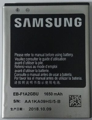 100% Original Brand New Samsung S2 i9100 Mobile Samsung EB-F1A2GBU 1650mah Battery 6 months warranty