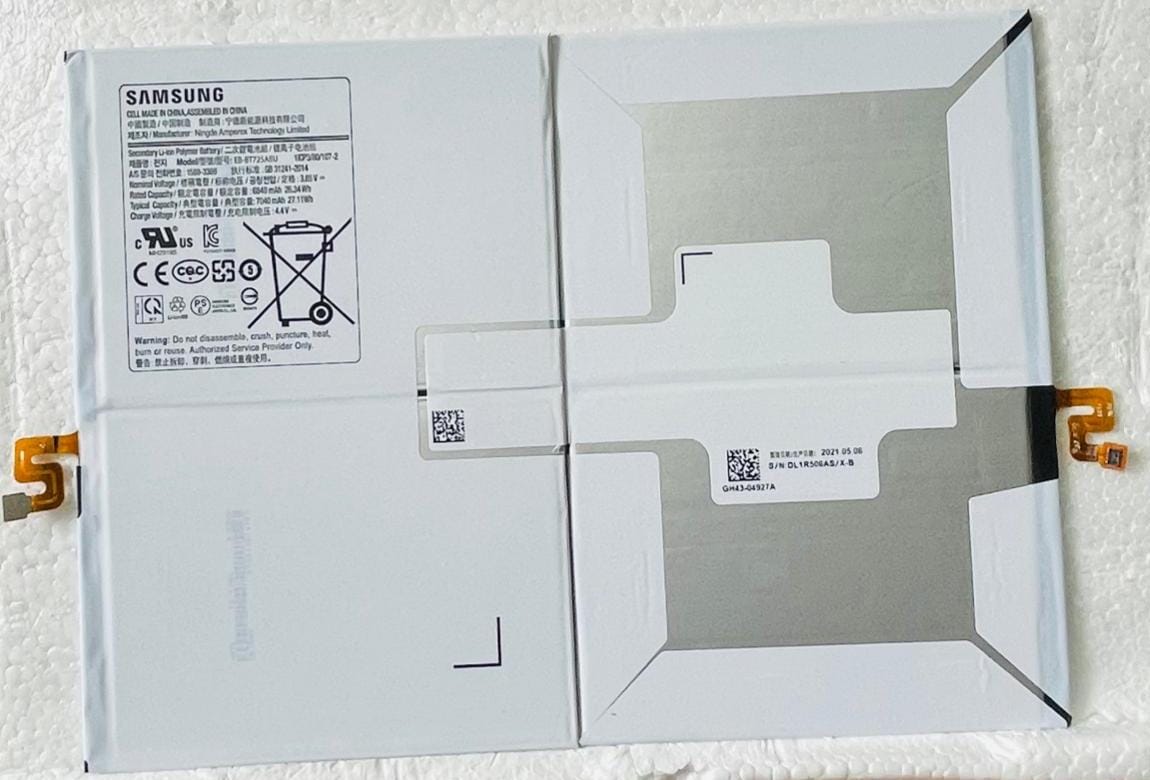 100% Original Brand New Samsung EB-BT725ABU 7040mAh Battery for Samsung Galaxy Tab S6 Lite (SM-P613, SM-P615, SM-P619, SM-P620, SM-P625) 6 months warranty