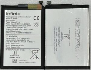 100% Original Brand New Infinix BL-55AX 5500mAh Battery for Infinix Gt 30 Pro & Infinix Note 50s 5G Mobiles with 6 months warranty