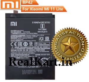 100% Original Brand New Mi BP42 4250mAh Battery for Xiaomi Mi 11 Lite / Mi 11 Lite 5G Mobiles 6 months warranty
