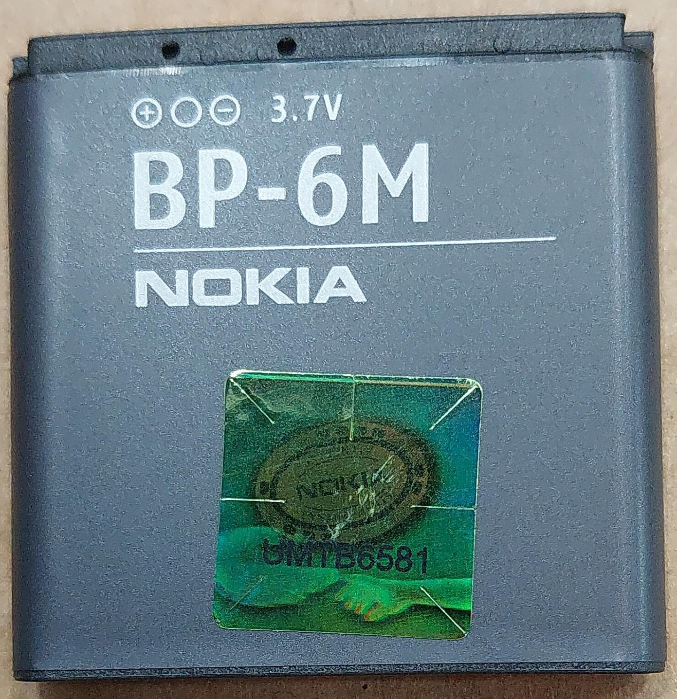 100% Original Brand New Nokia N73 N77 N93 N93S 3250 6151 6233 6234 6280 6288 6290 1070 Mobiles Nokia BP-6M 1100mAh Battery 6 months warranty