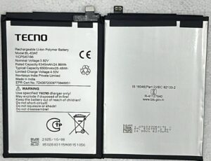 100% Original Brand New Tecno BL-63AT 6500mAh Battery for Tecno Camon 50 (CN5) 4G Mobile 6 months warranty
