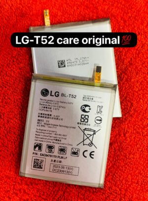 100% Care Original Brand New LG BL-T52 Battery for LG F100,EMW,N,TMK,VM1,VMY, LMF100EMW, LG Wing 5G with 4000 mAh & 6 months warranty