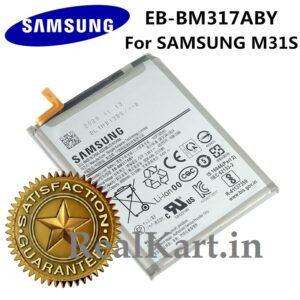 100% Original Brand New Samsung EB-BM317ABY 6000mAh Battery for SAMSUNG GALAXY M31S SM-M317 Mobile 6 months warranty