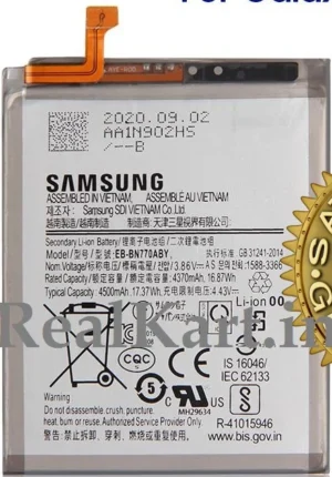 100% Original Brand New Samsung Galaxy Note 10 Lite (SM-N770F, SM-N770F/DS, SM-N770F/DSM) Mobile Samsung EB-BN770ABY 4500mAh Battery 6 months warranty