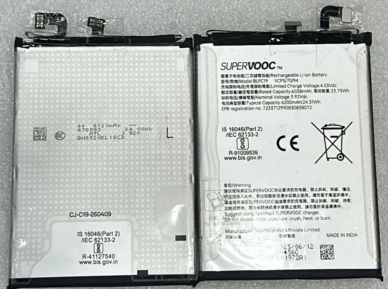 100% Original Brand New OPPPO Reno 14 Pro Mobile for SuperVOOC BLPC19 6200mAh Battery 6 months warranty