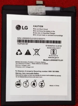 100% Original Brand New LG LG5000STCL01 5000mAh Battery for LG W41 & LG W41 Pro Mobiles 6 months warranty